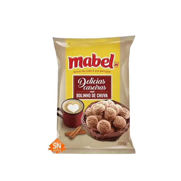 Bisc Mabel Delicias Caseiras 250g Bolinho Chuva
