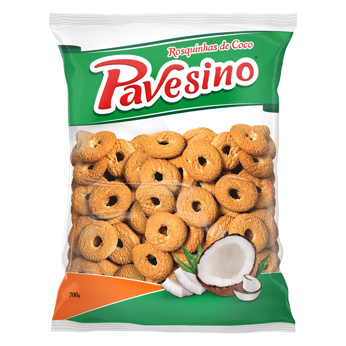 Biscoito Rosquinha Coco Pavesino Pacote 700g
