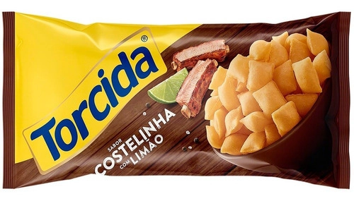 Salgadinho De Trigo Costelinha Com Limão Torcida Jr. Pacote 70G