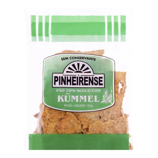 Pão Sueco Kümmel Pinheirense Pacote 180g