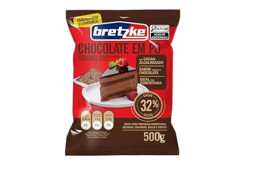 Chocolate Pó Solúvel 32 De Cacau Bretzke Pacote 500g