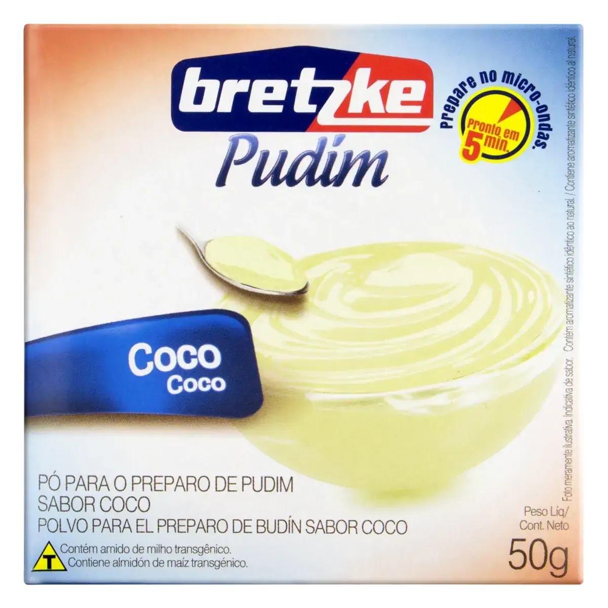 Pó Para Pudim Coco Bretzke Caixa 50g