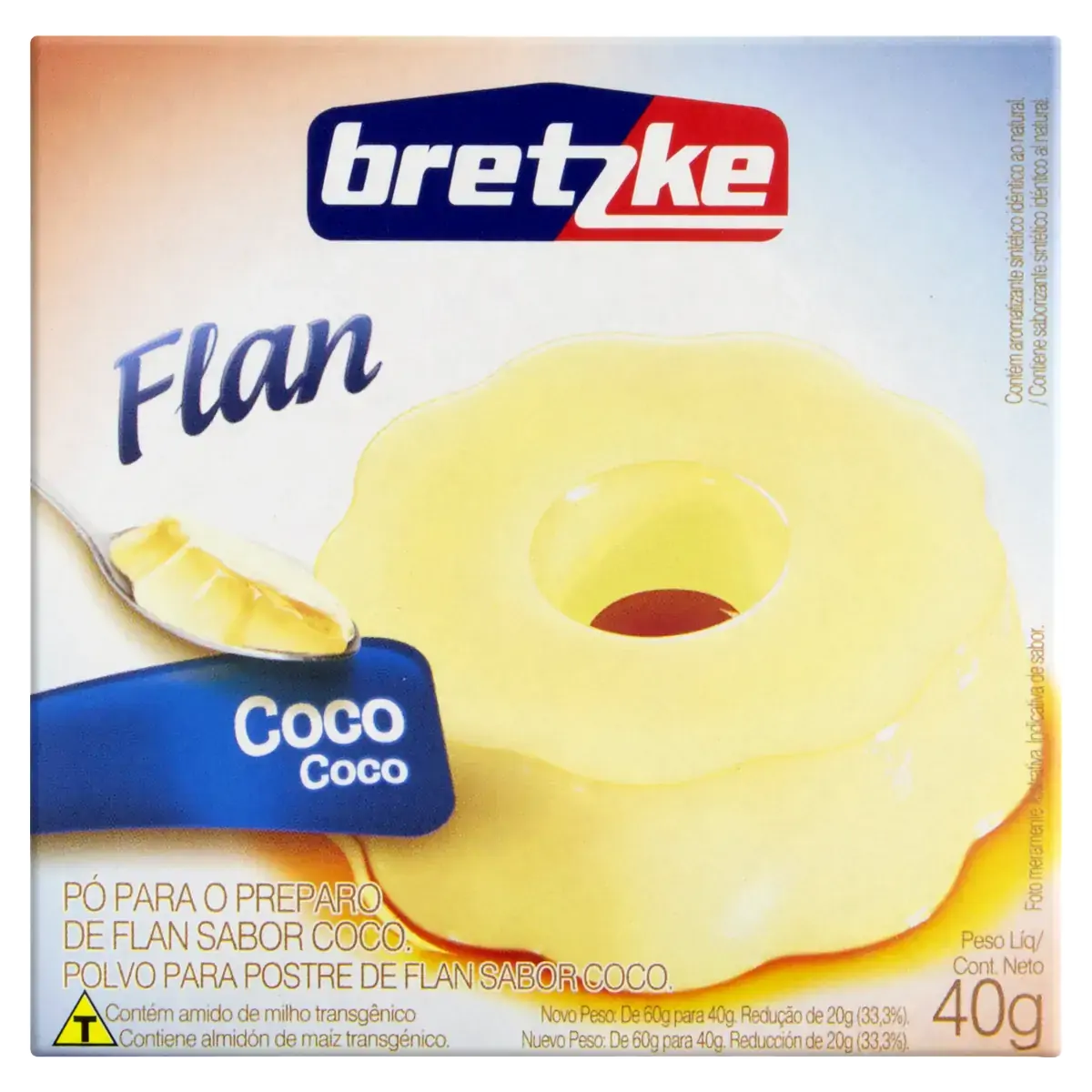 Pó Para Flan Coco Bretzke Caixa 40g
