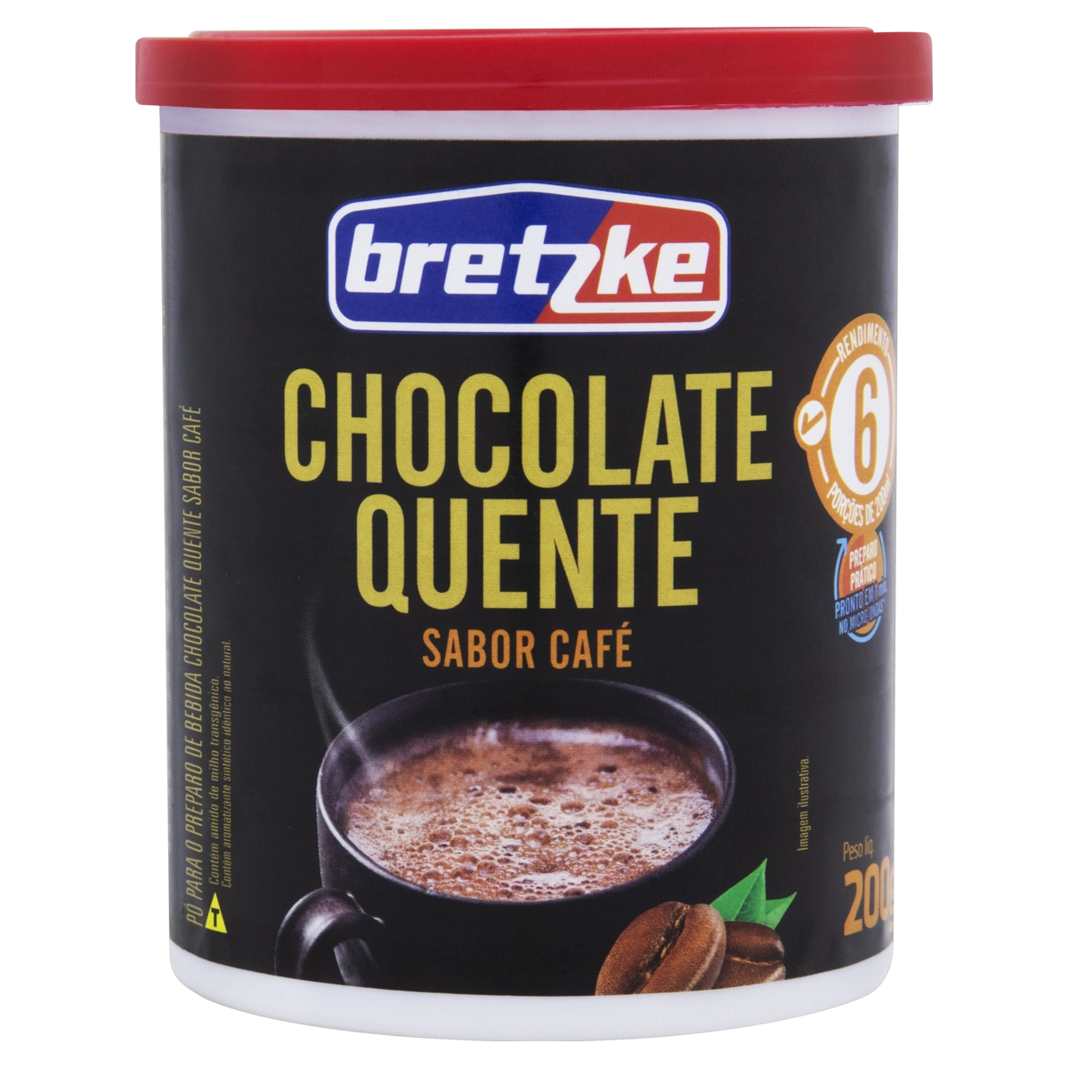 Chocolate Quente Pó Café Bretzke Pote 200g