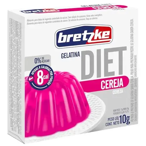 Gelatina Bretzke 10g Diet Cereja