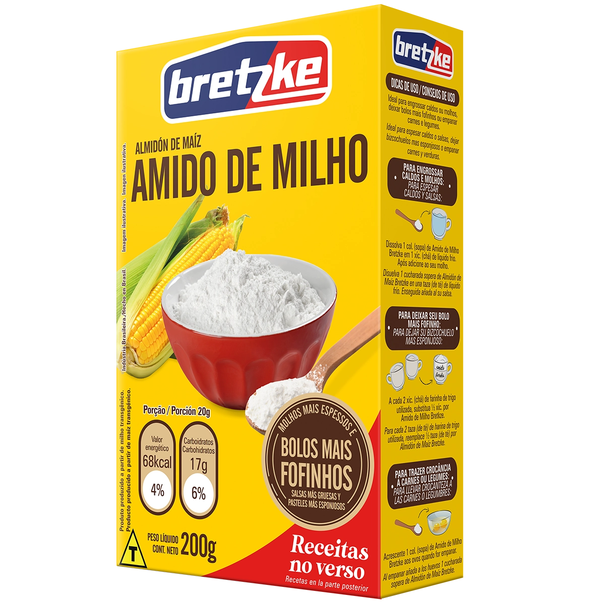 Amido De Milho Bretzke 200g