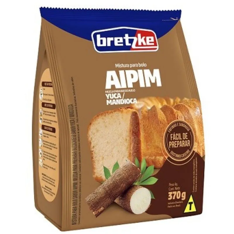 Mistura para Bolo de Aipim Bretzke Pacote 370g