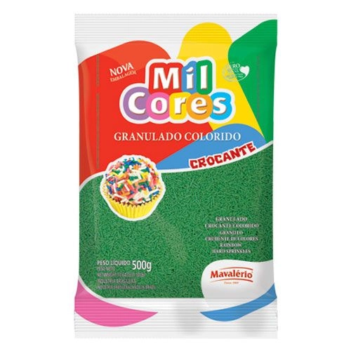 Choc Granulado Mavaleiro 500g Verde