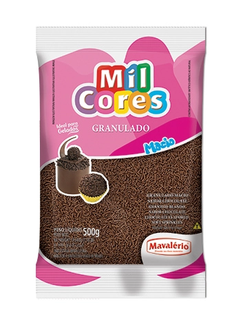 Chocolate Granulado Mil Cores Macio