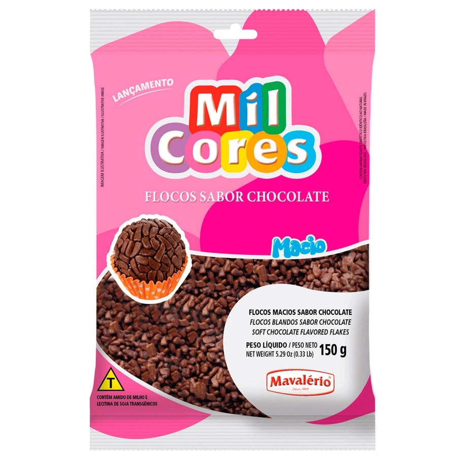 Granu Flocos Macio Choco 150g Mavalerio
