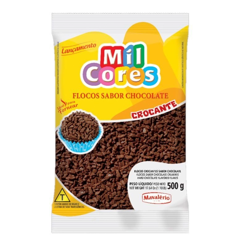 Flocos Gran Mil Cores 500g Crocante