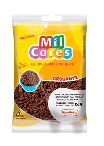 Choc Flocos Mil Cores Crocante 150g