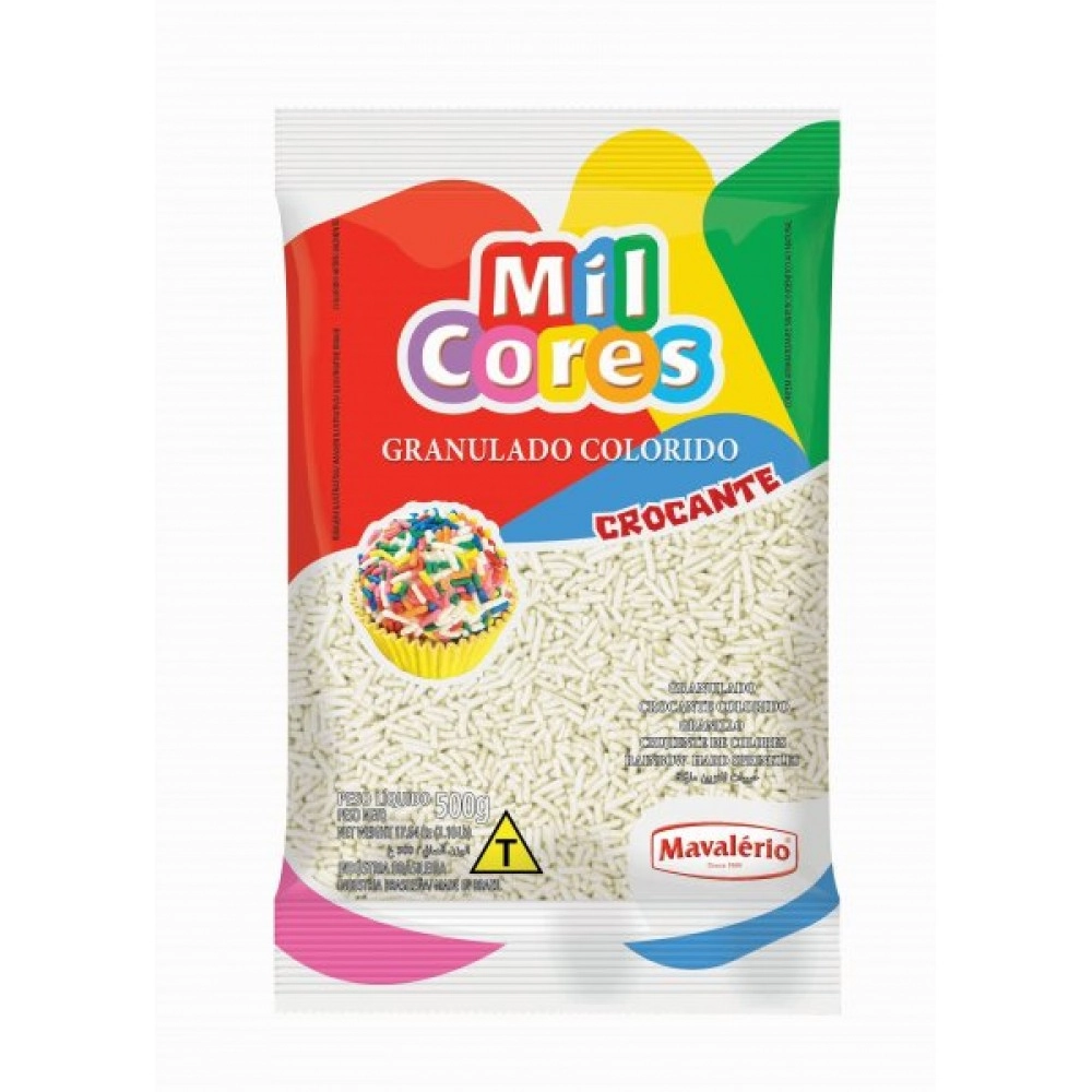 Insumos Chocolate Granulado Branco 500gr