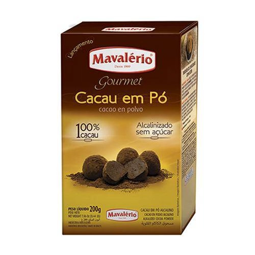 Cacau Em Po Gourmet 200g Mavalerio