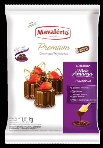Gotas Derreter Amargo 1kg Mavalerio
