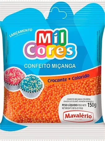 Micanga N0 Laranja 150g Mavalerio