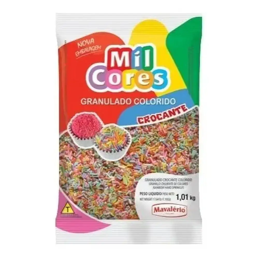Granulado Mil Cores 1,010kg Colorido