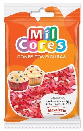 Confeito Mil Cores Coracao