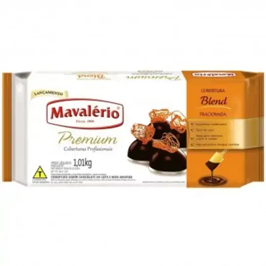 Chocolate Cobertura Premium Blend 1,01kg Mavalerio