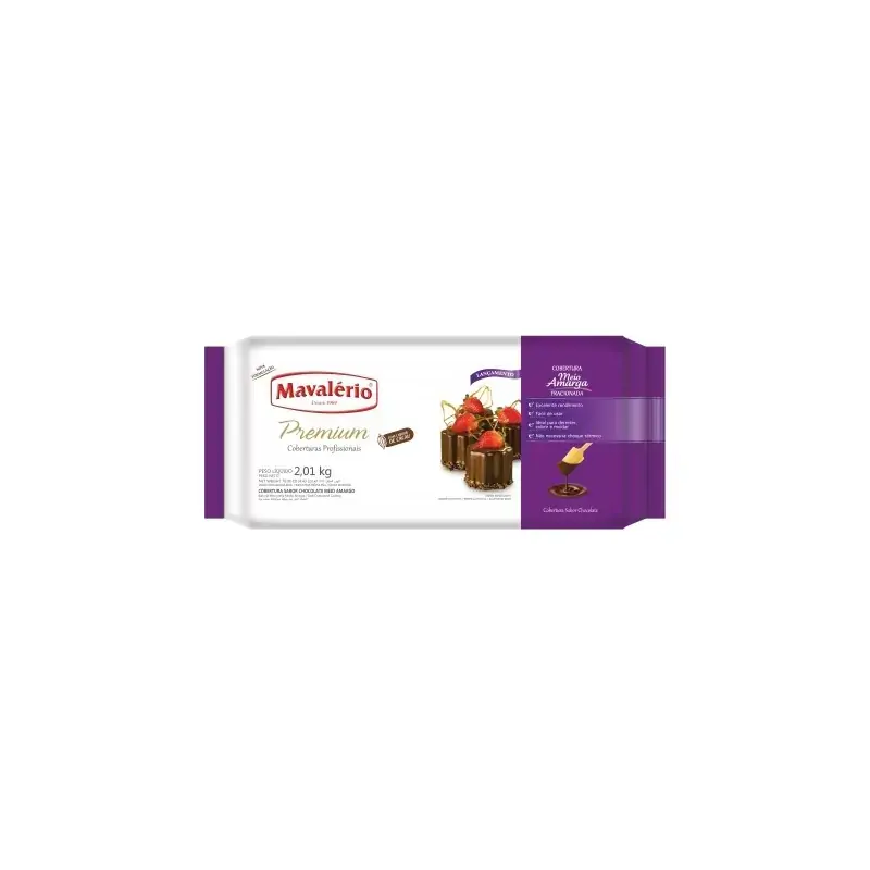 Cobertura Premium Amargo Mavalerio 2,1kg