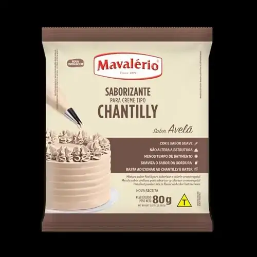 Saborizante P.chantilly Avela 80g Mavalerio