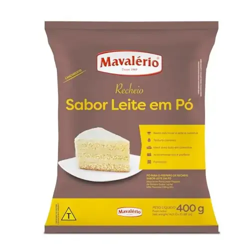 Mistura Recheio Leite Po 400g Mavalerio