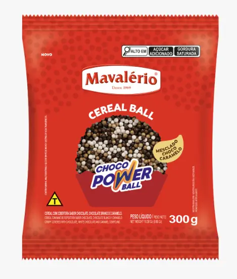 Choco Ball Micro Choco/choco Br/caramelo 300g