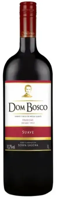 Vinho Brasileiro Tinto Suave Dom Bosco Bordô Serra Gaúcha Garrafa 1l