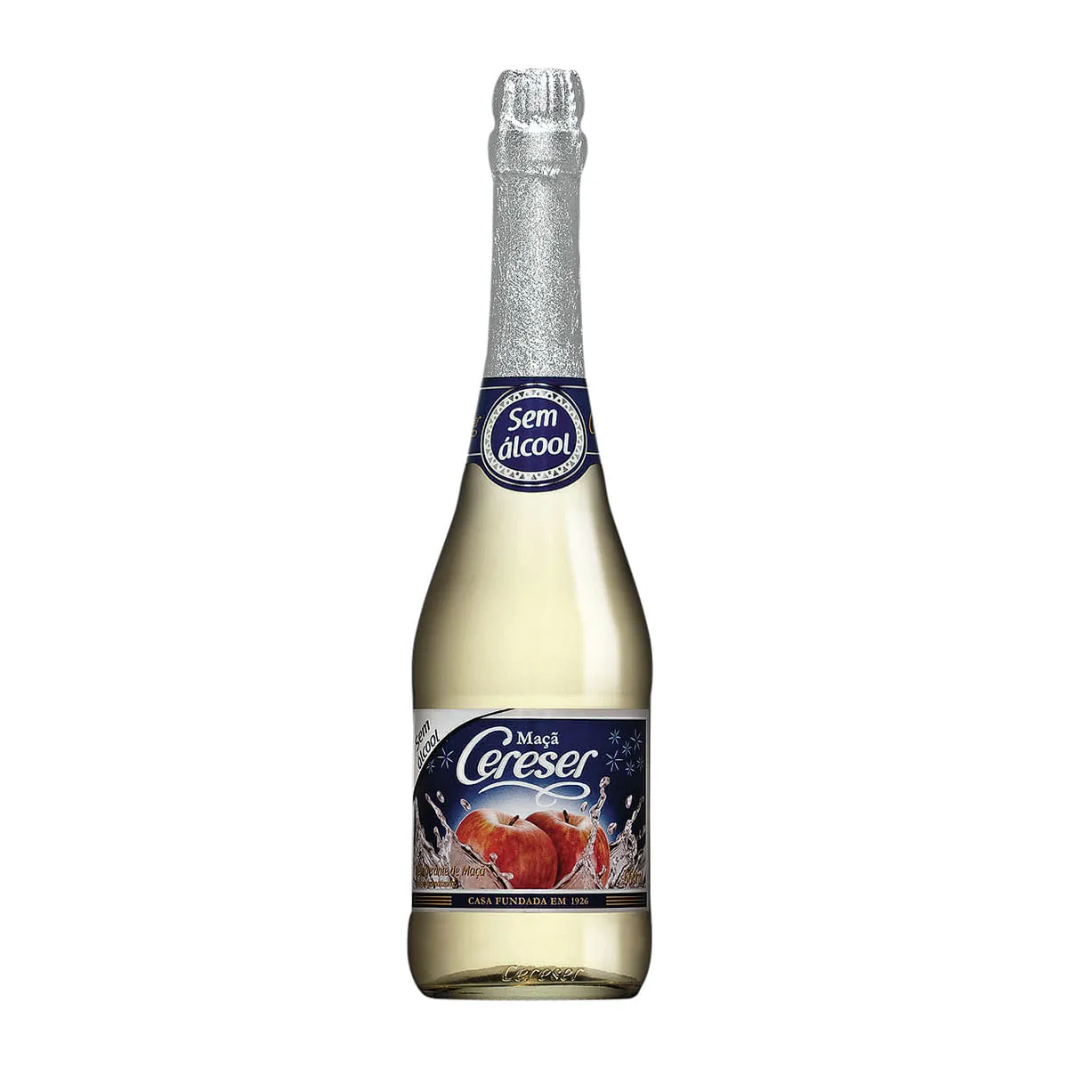 Vinho Espumante de Maçã sem Álcool CERESER Garrafa 660ml