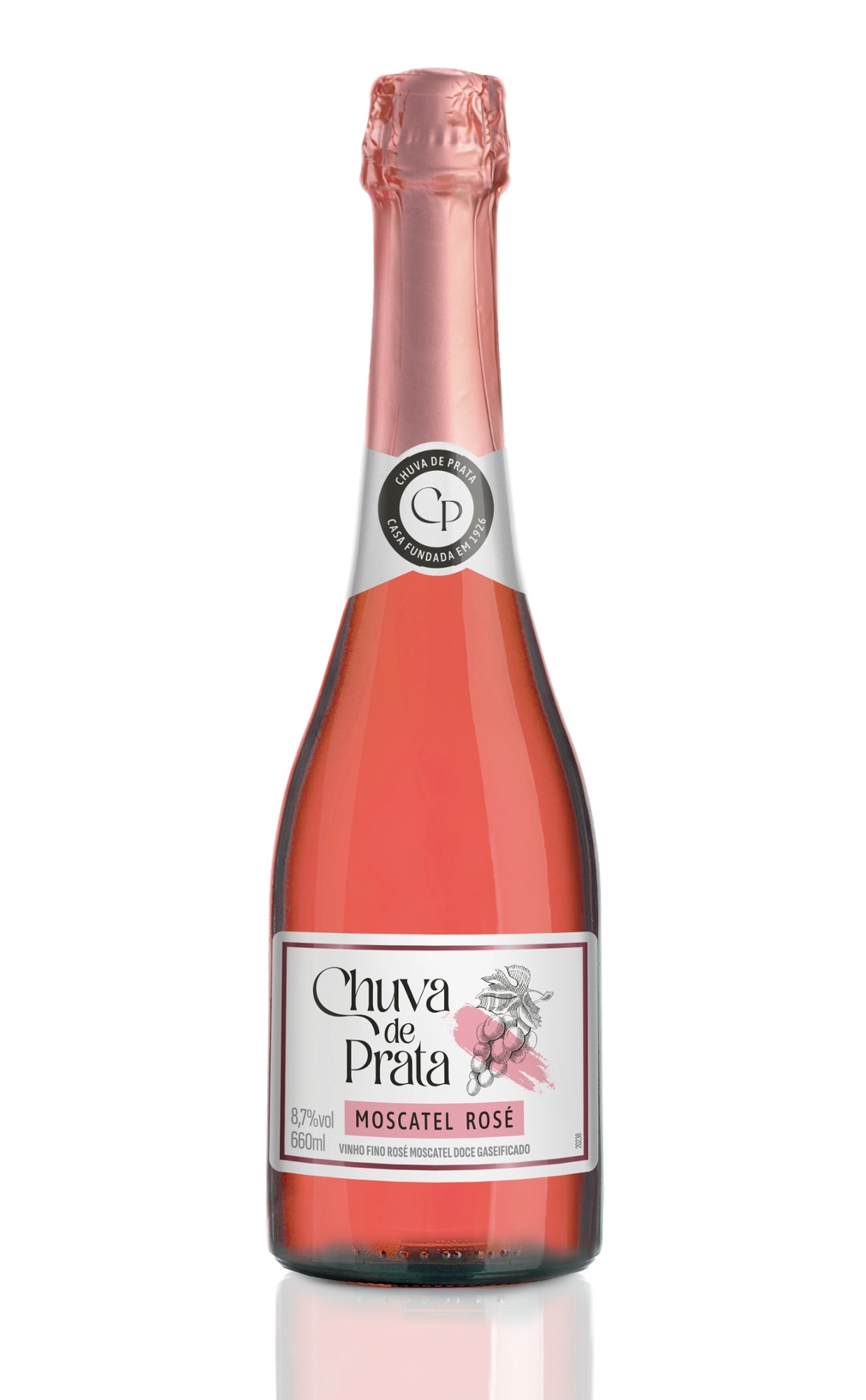 Espumante Chuva De Prata 660ml Moscatel Rose