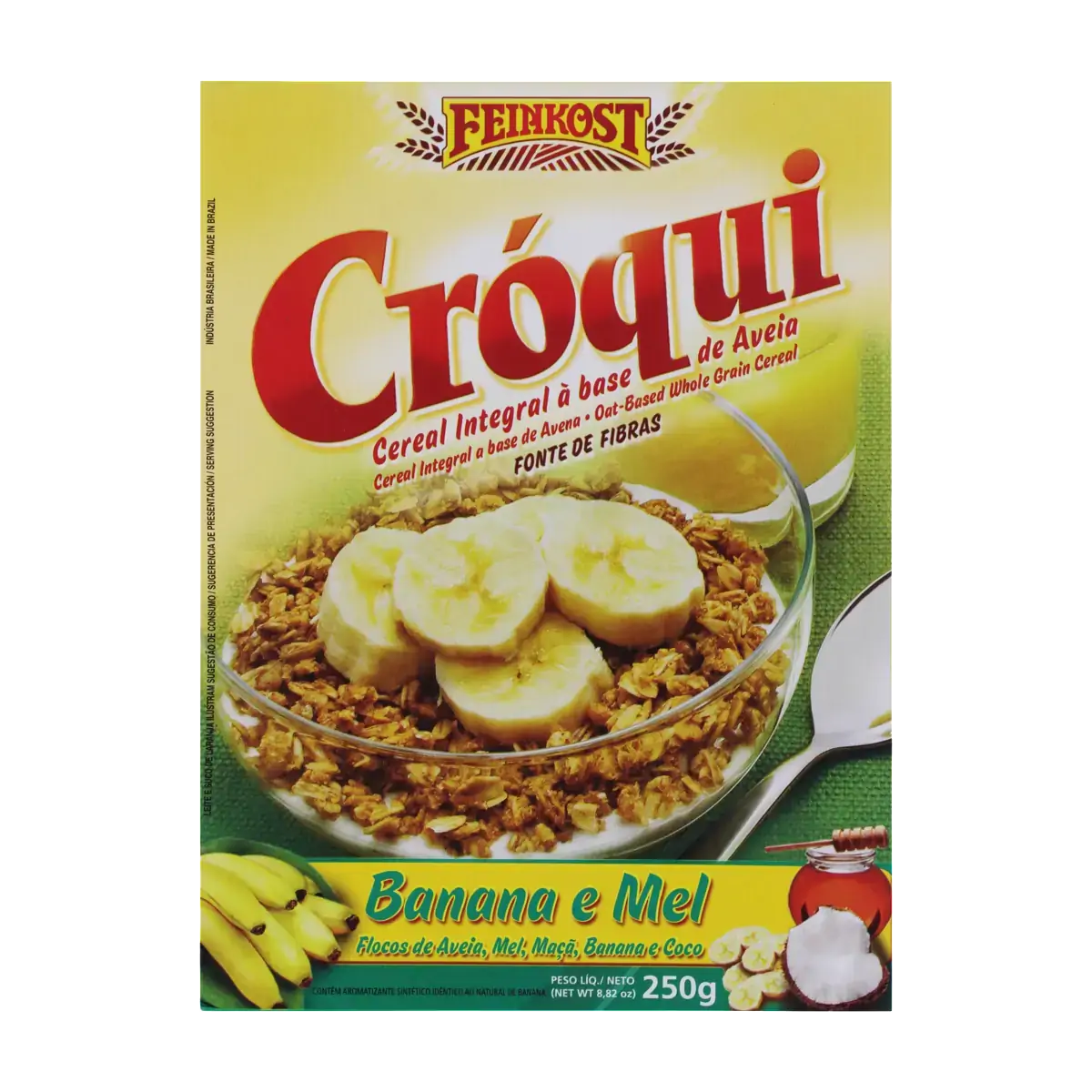 Granola Banana E Mel Feinkost Cróqui Premium Caixa 250g
