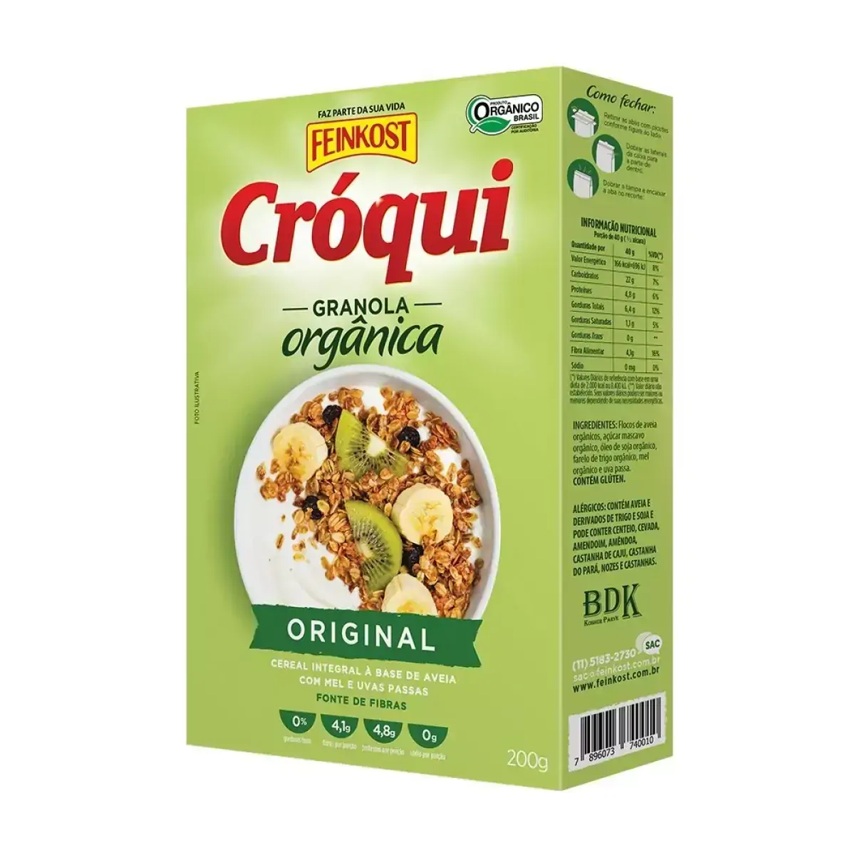 Granola Croqui Orgânica Original 200g