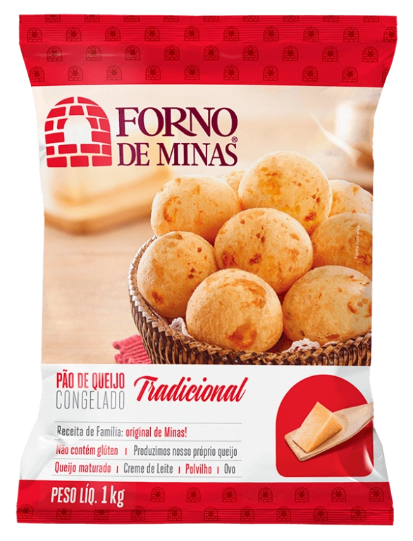 Pao Queijo Forno De Minas Tradicional 1kg