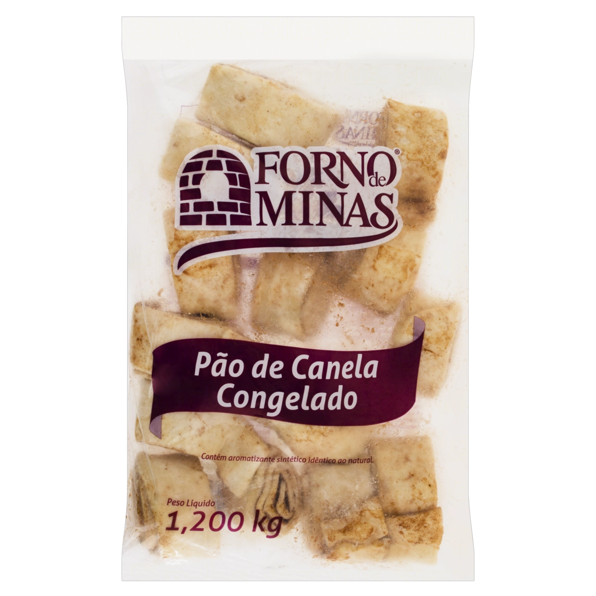 Pão Congelado Canela Forno De Minas Pacote 1,2kg