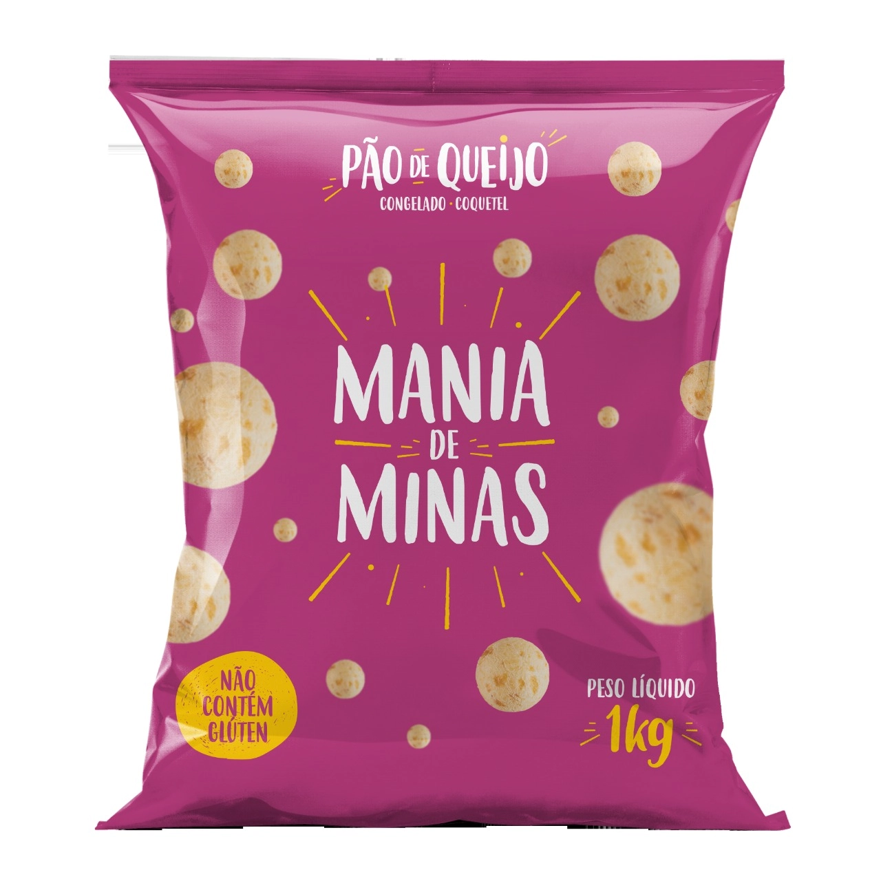 Pao De Queijo Mania De Minas 1kg Coquetel