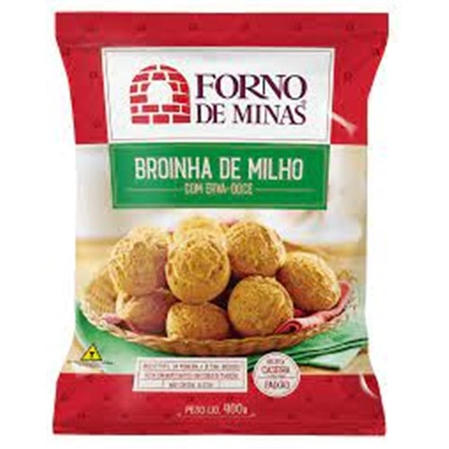 Broinha De Milho Com Erva Doce Sem Glúten Forno De Minas Pacote 400g