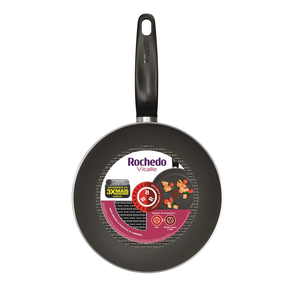 Frigideira Francesa New Vitalle 300g Rochedo