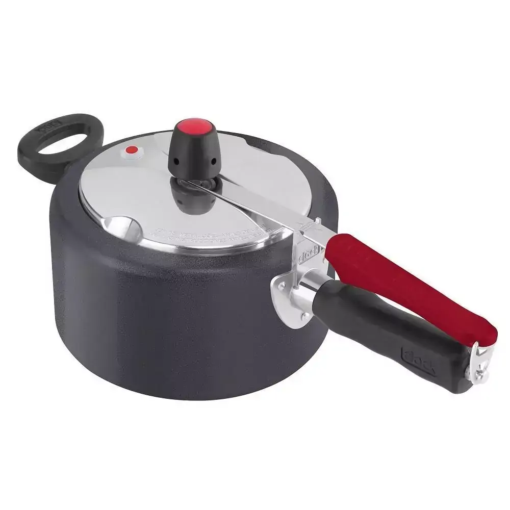 Panela De Pressão Clock Revestida 3,0L - Cinza