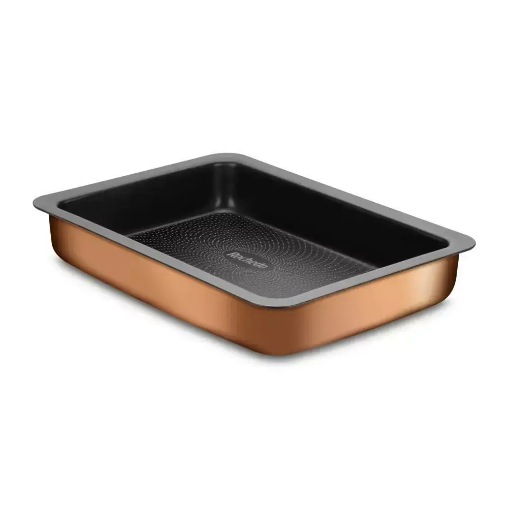 Assadeira Retangular Rochedo Gourmet Pro Rev - Cobre
