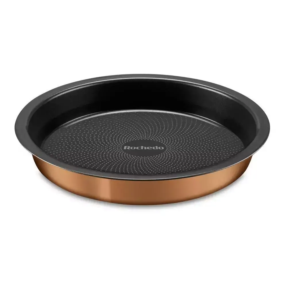 Assadeira Redonda Rochedo Gourmet Pro Rev - Cobre