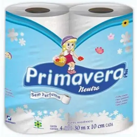 Papel Higiênico Primavera 60 Metros