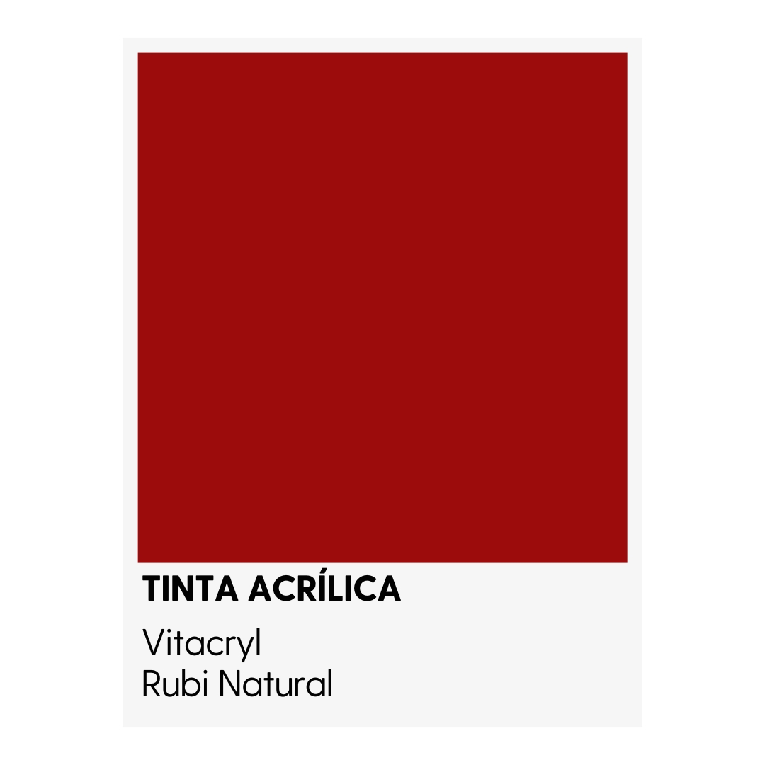 Tinta Emborrachada Acetinada Vermelhos - Rubi Natural - 3 6 Lts