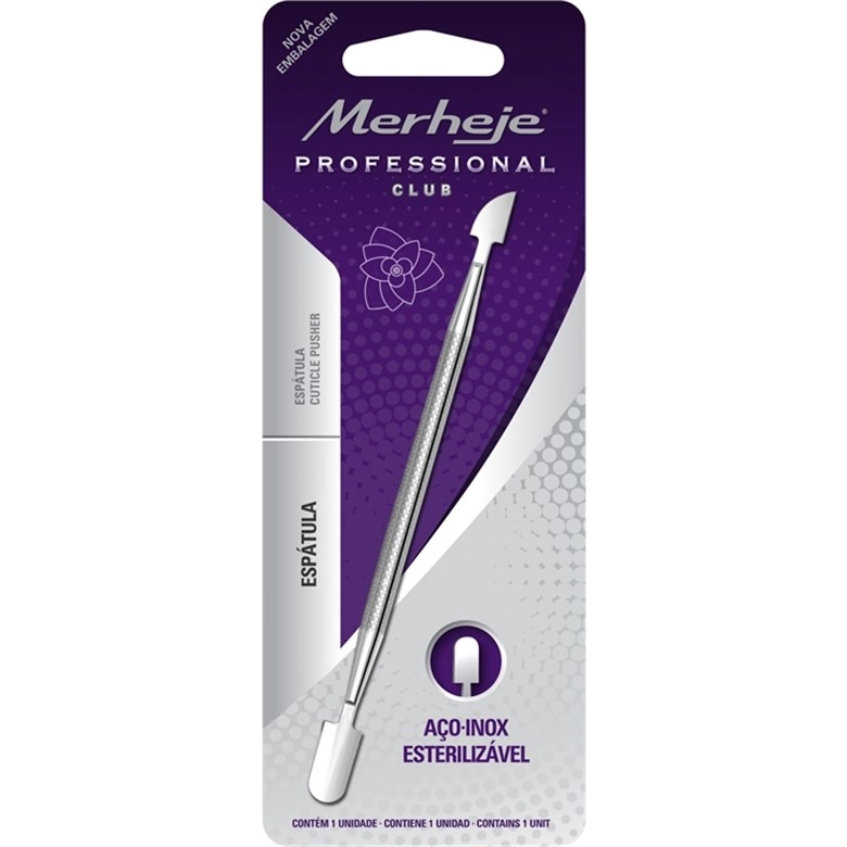 Espátula Inox De Cutícula C03 Merheje Pro