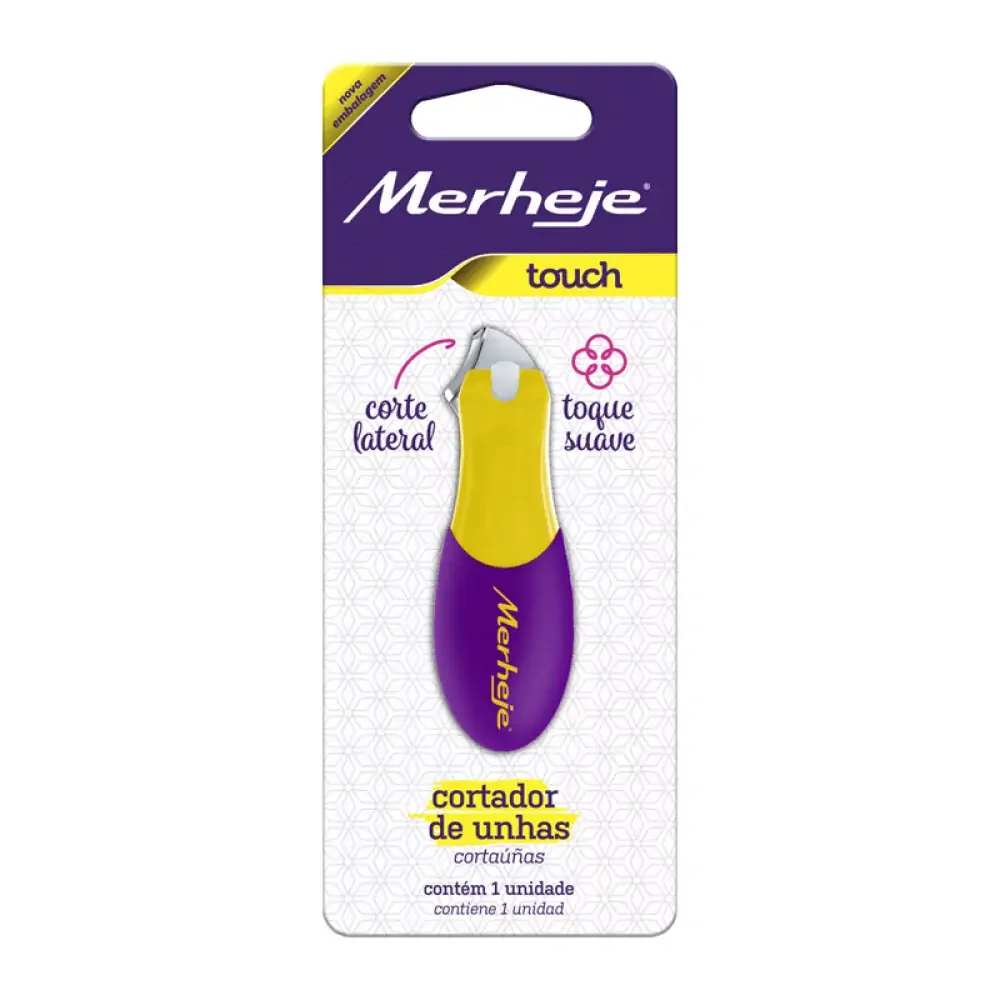 Cortador De Unhas Merheje Touch Verde/rosa