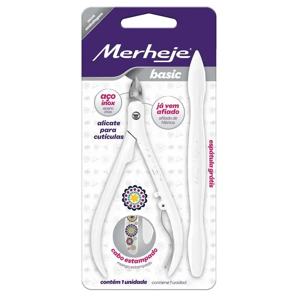 Alicate Cutic.merheje Basic Flores