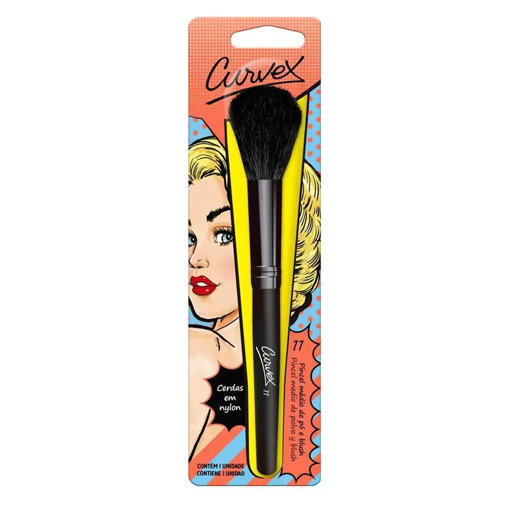 Pincel Medio De Po/blush Curvex