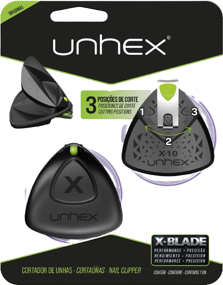 Cortador Inox Para Unhas X 10 Unhex