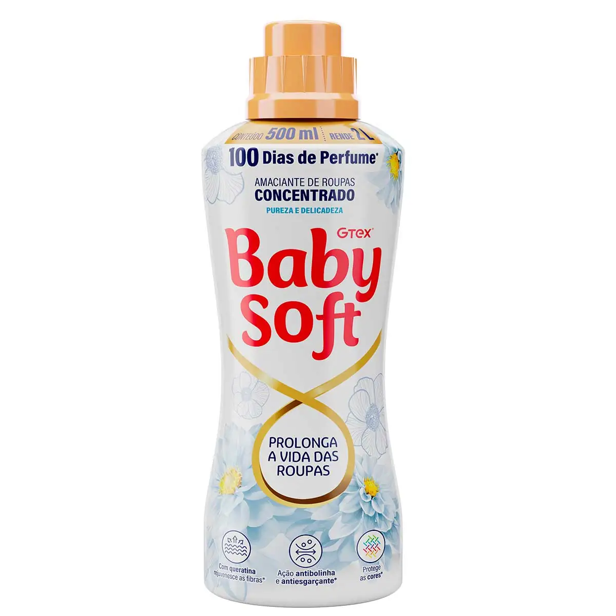 Amaciante Concentrado Baby Soft Pureza 500ml