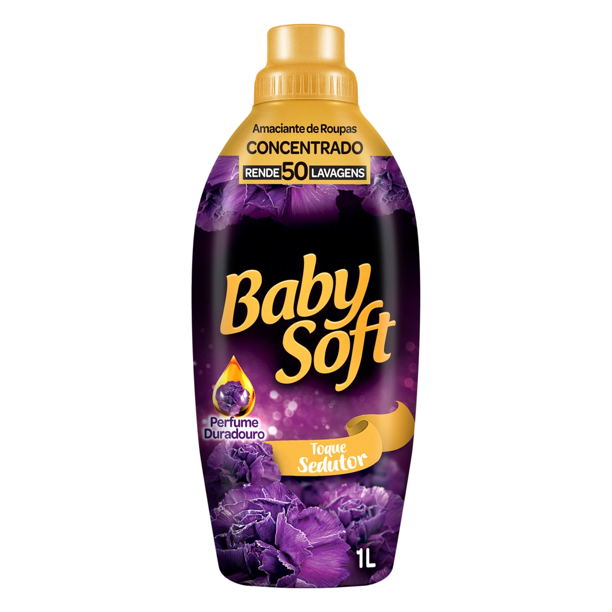 Amaciante De Roupa Concentrado Toque Sedutor Baby Soft Frasco 1l