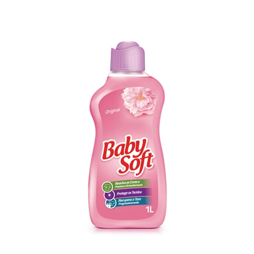 Lava Roupas Liq Baby Soft 1l R Finas E Delicadas Orig